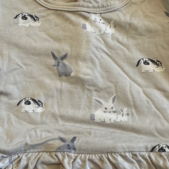 Kyte Baby Bunny Twirl Bodysuit Dress - Picture 3 of 3